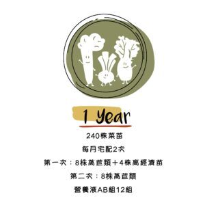 水善田-綜合菜苗套餐